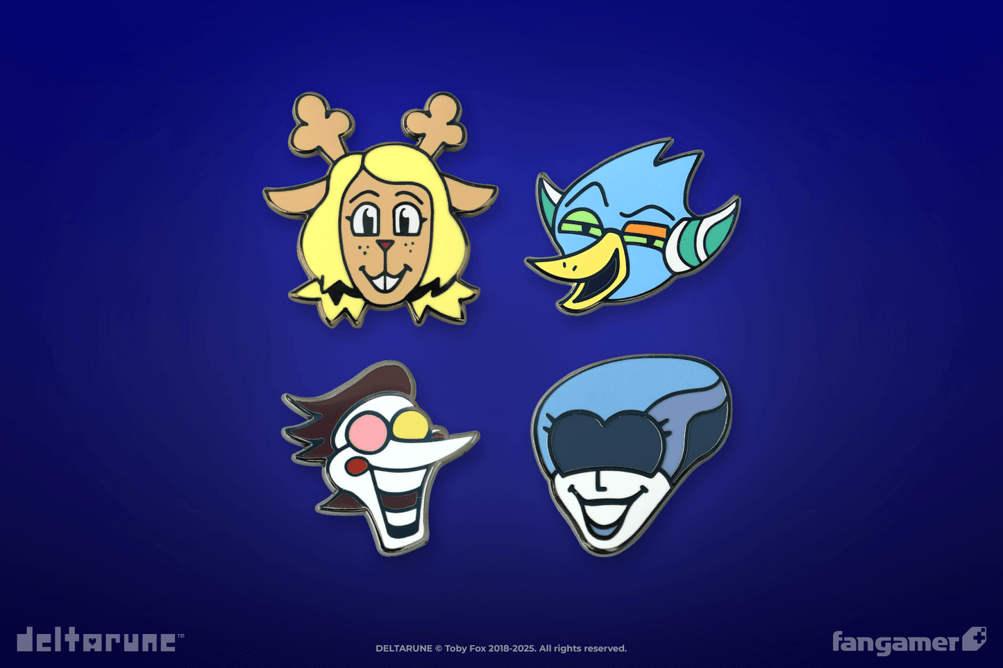 DELTARUNE Character Pin Set 3