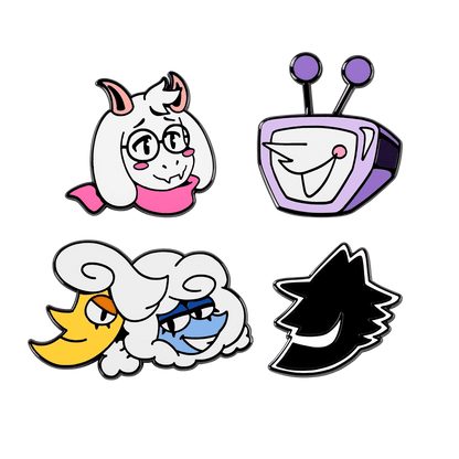 DELTARUNE Character Pin Set 4