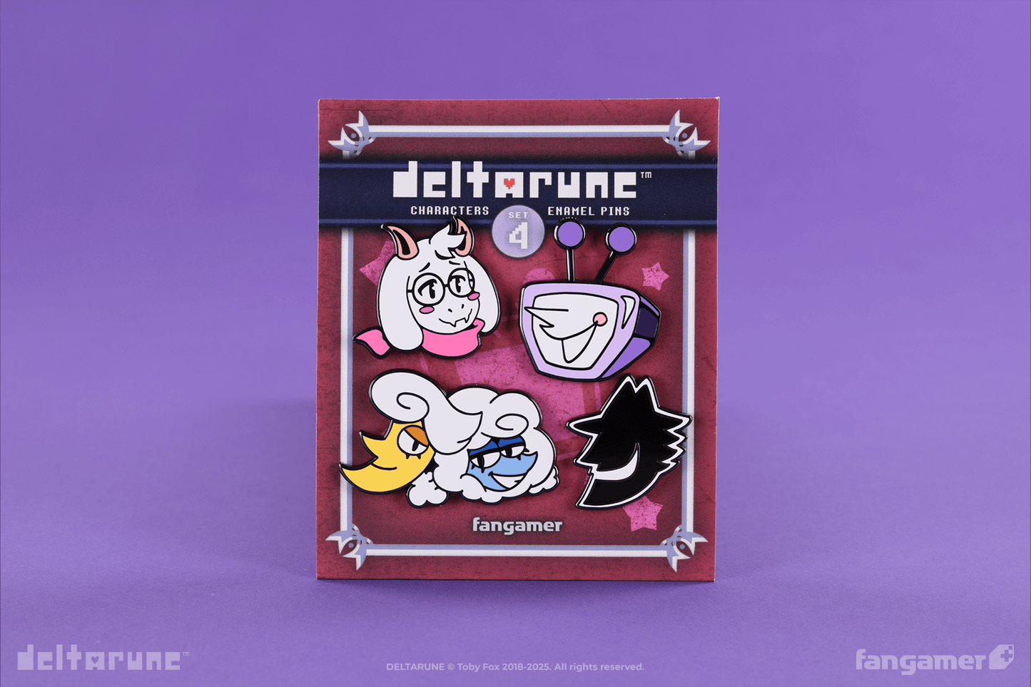 DELTARUNE Character Pin Set 4