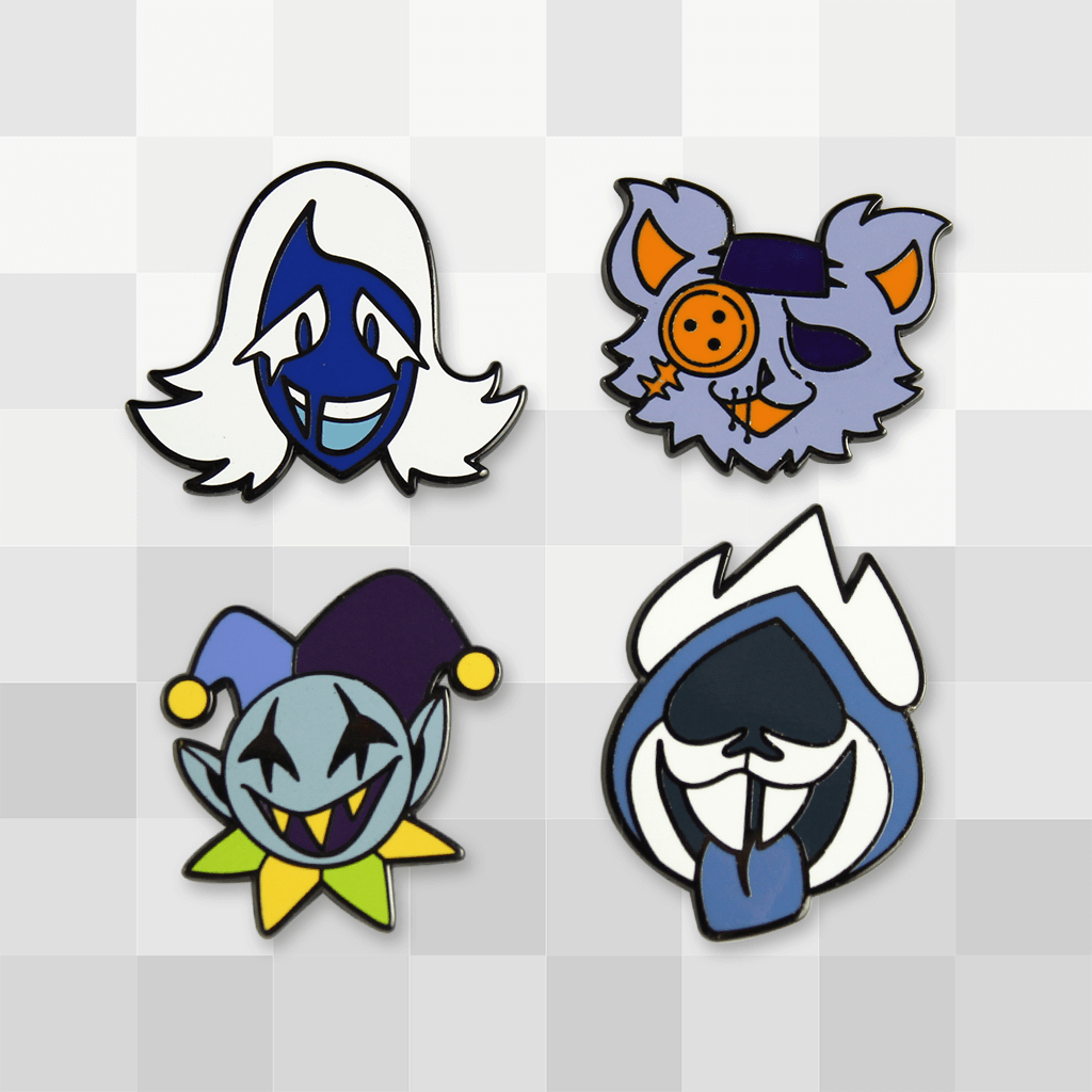 DELTARUNE Character Pin Set 2