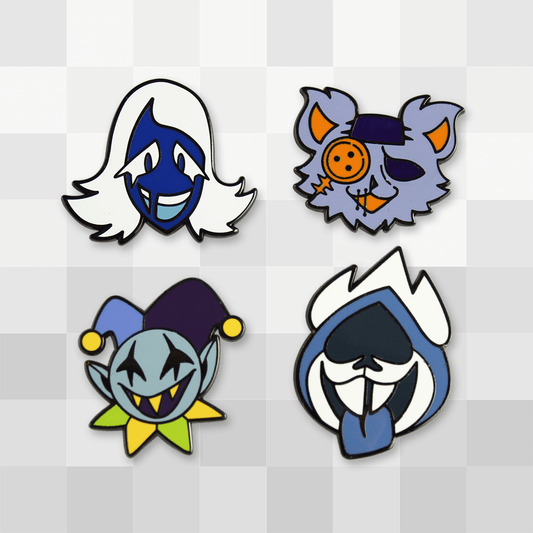 DELTARUNE Character Pin Set 2