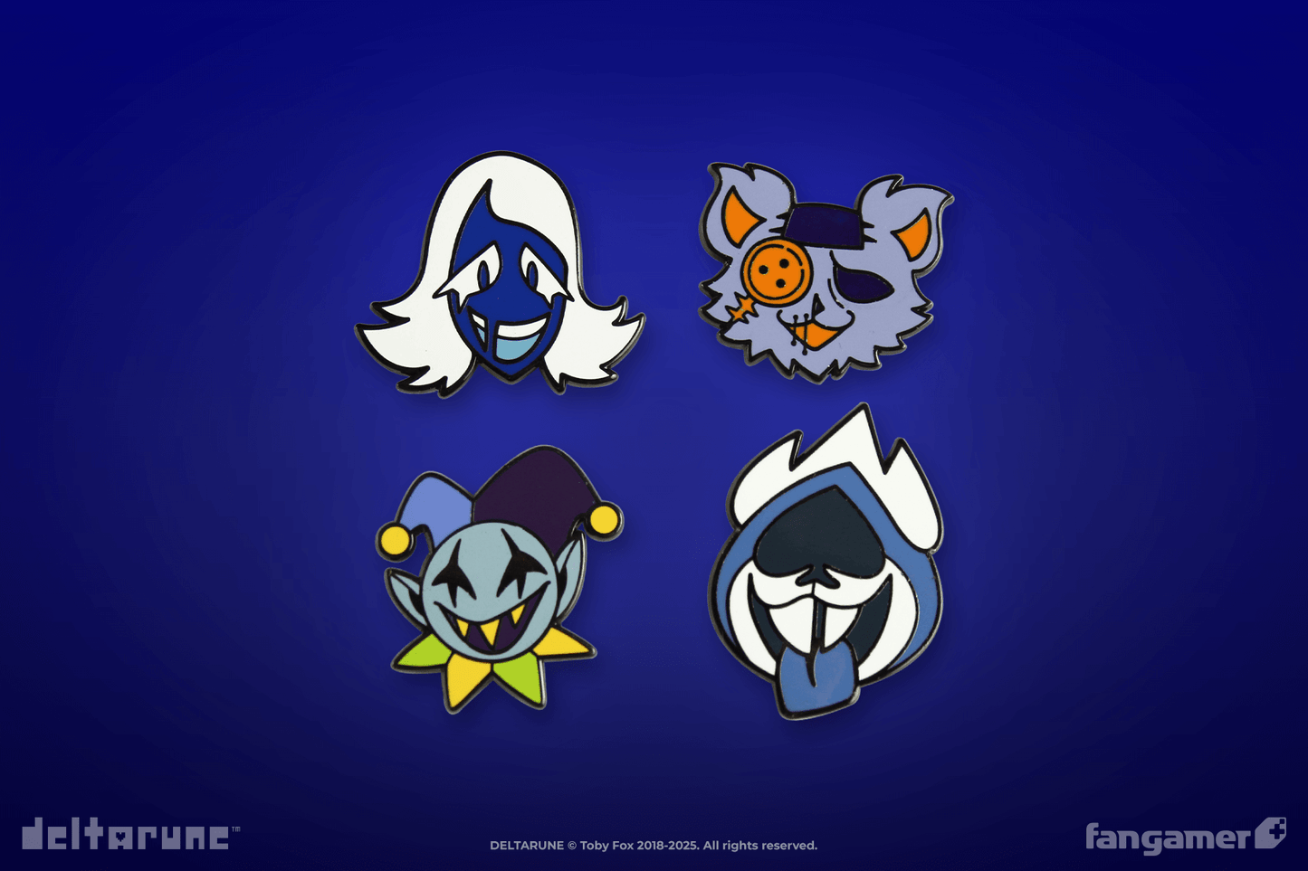 DELTARUNE Character Pin Set 2