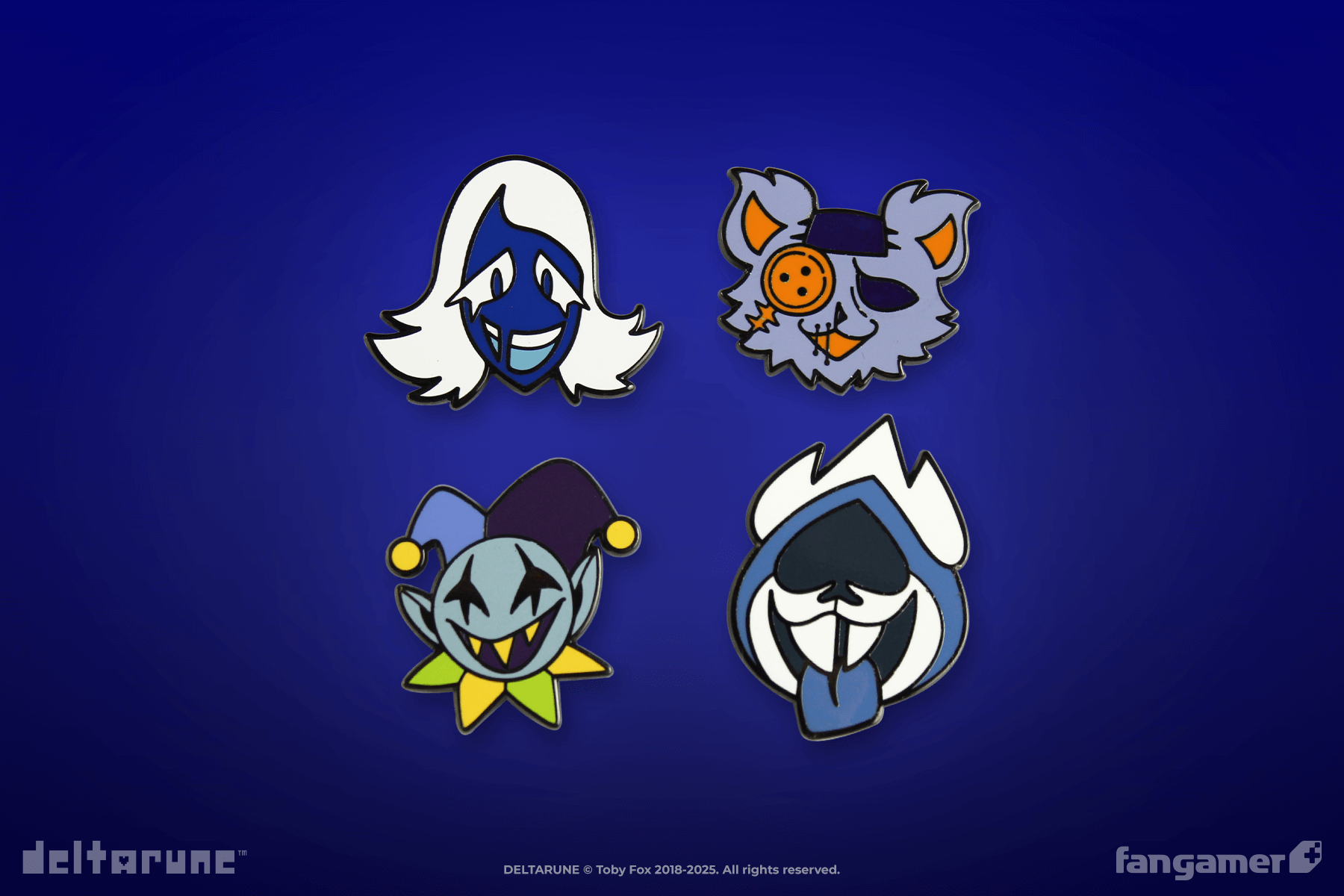 DELTARUNE Character Pin Set 2