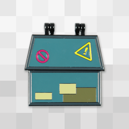 Spamton Dumpster Hinged Pin