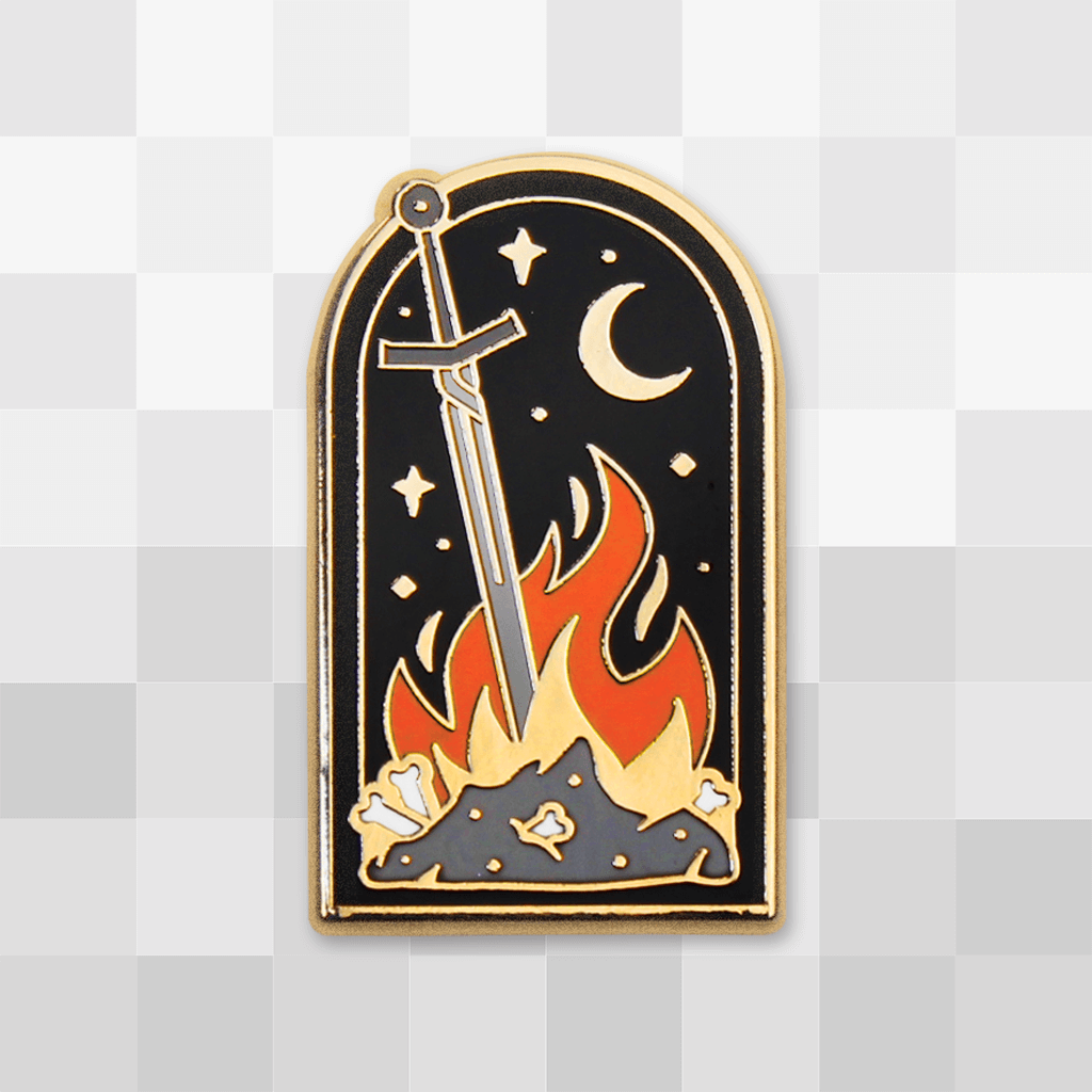 Bonfire Enamel Pin