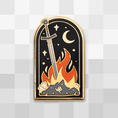 Bonfire Enamel Pin