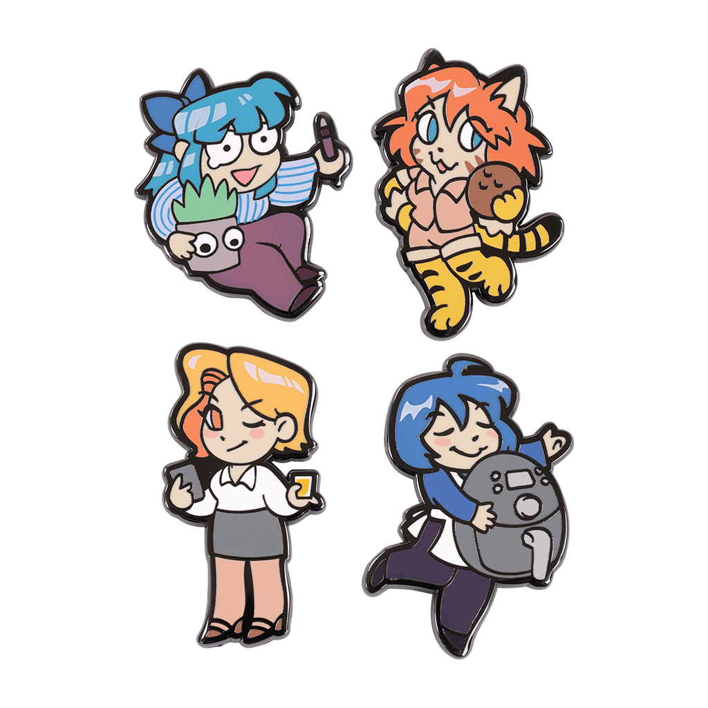 Endless Monday Character Pin Set