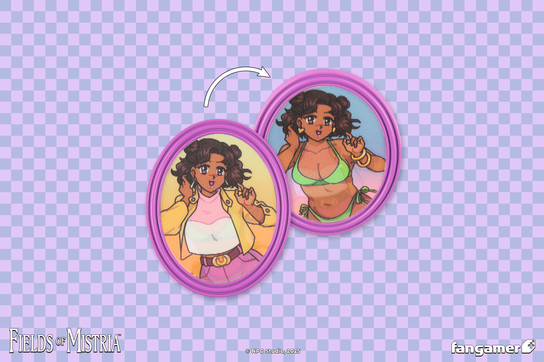 Reina Lenticular Pin