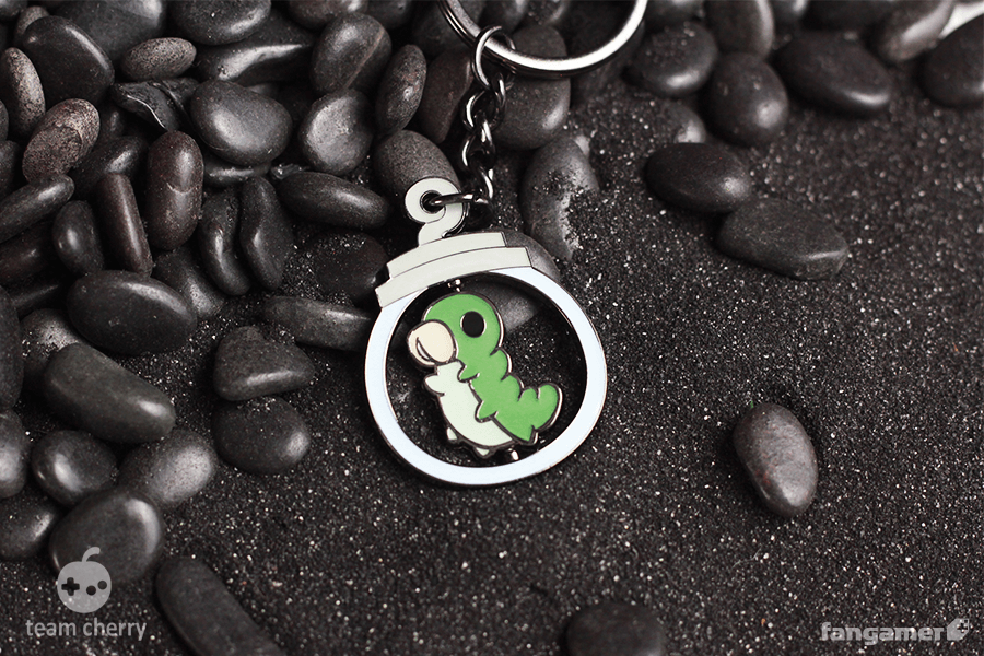 Grub in a Jar Spinning Keychain