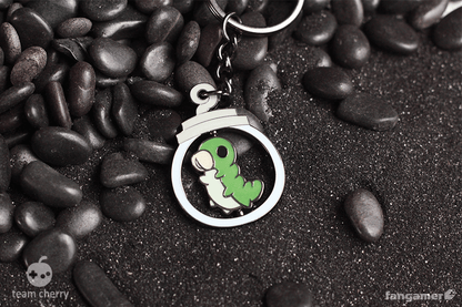 Grub in a Jar Spinning Keychain