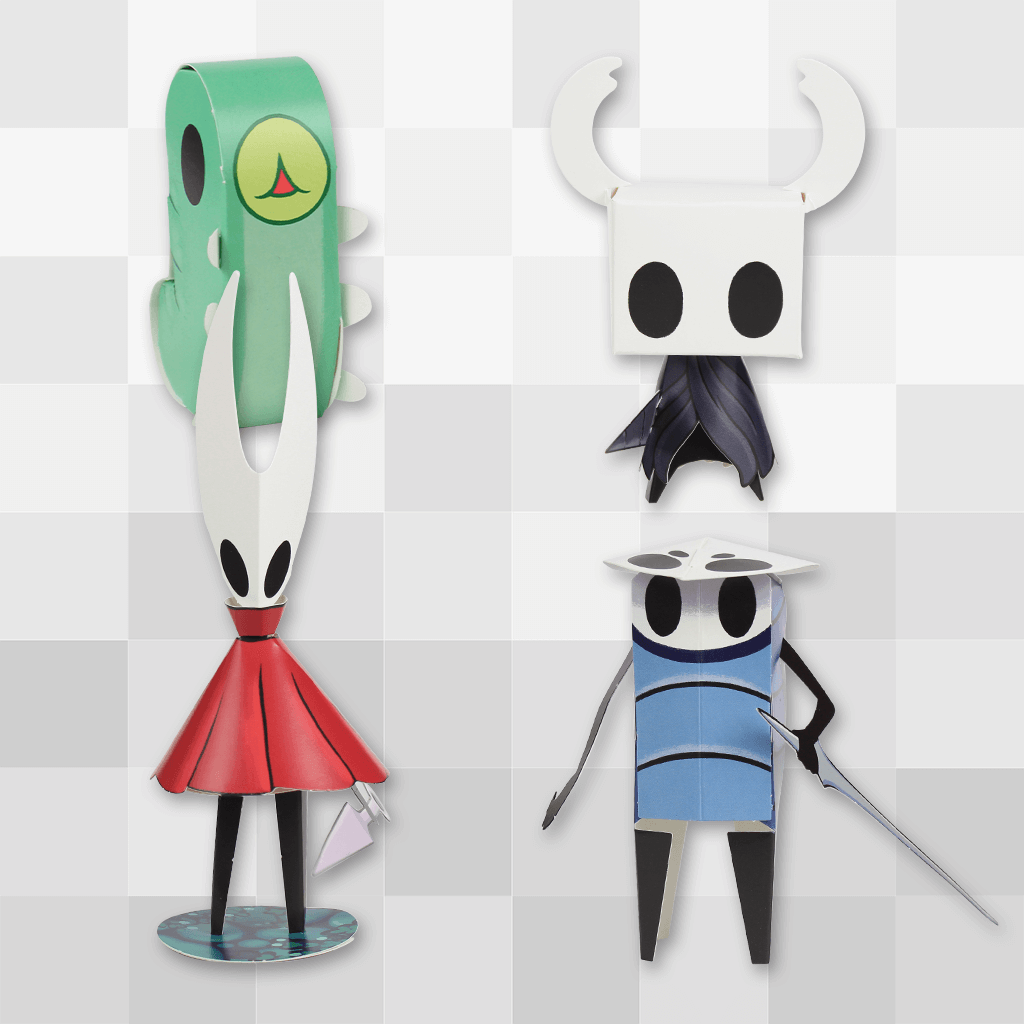 Hollow Knight Papercraft Set