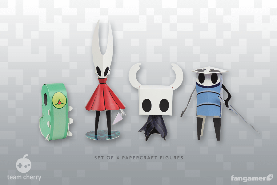 Hollow Knight Papercraft Set