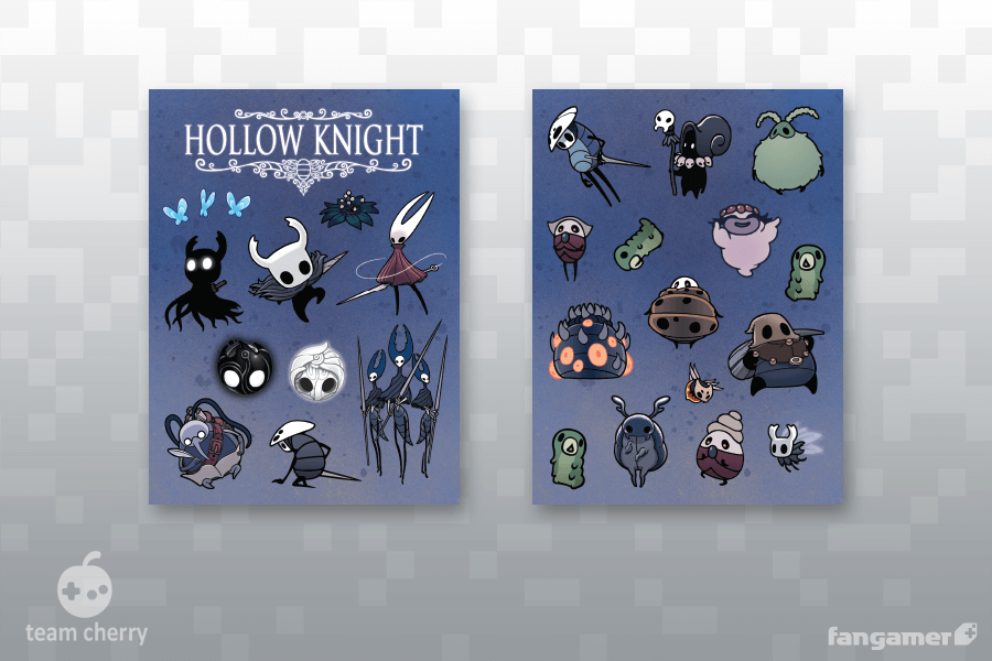 Hallownest Sticker Set
