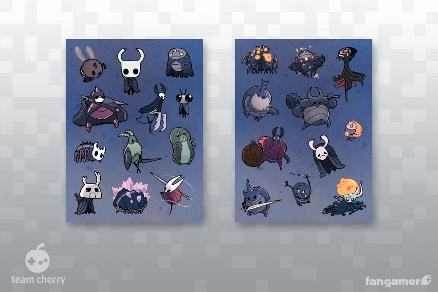 Hallownest Sticker Set