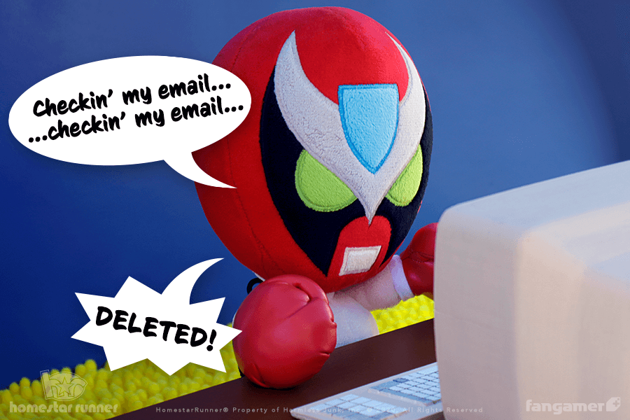 Strong Bad Talking Plush