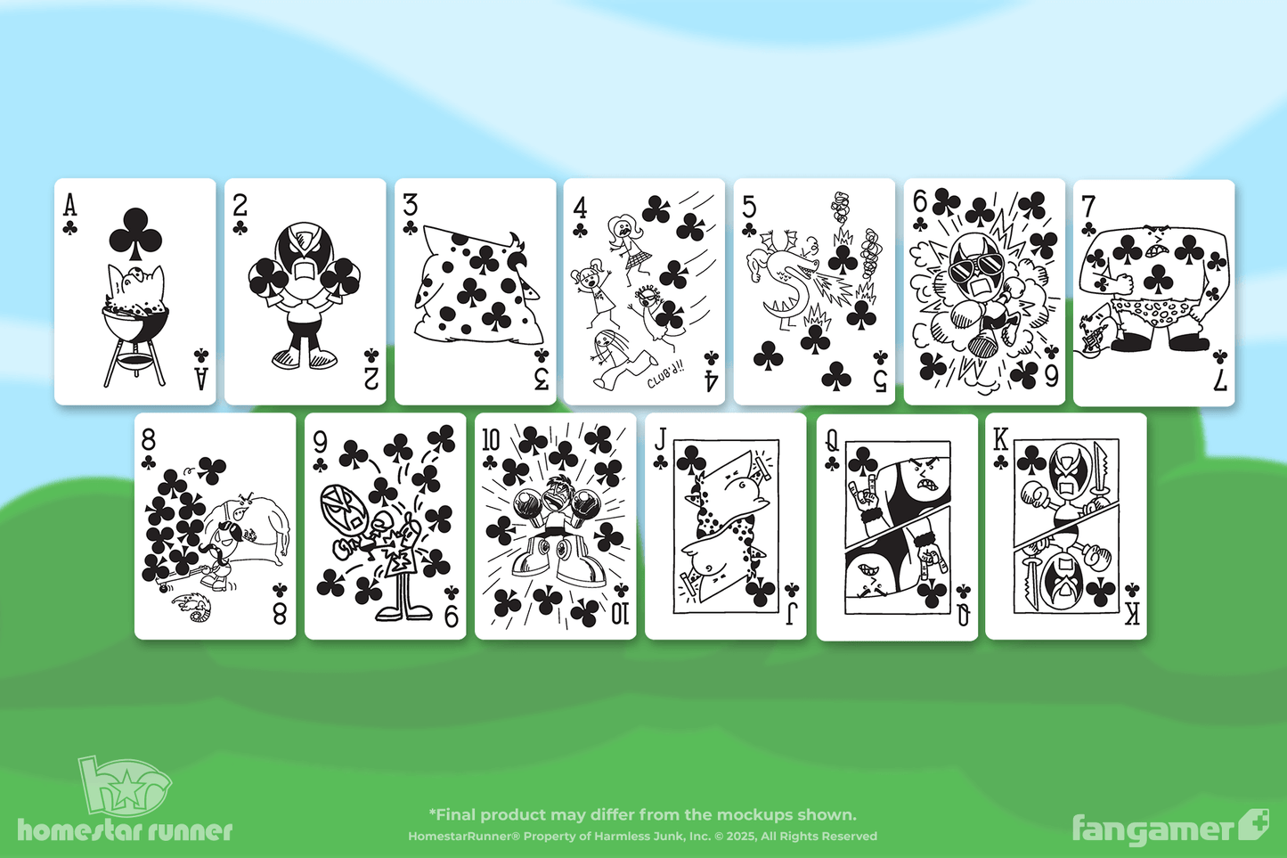 Homestar Runner Playing Cards