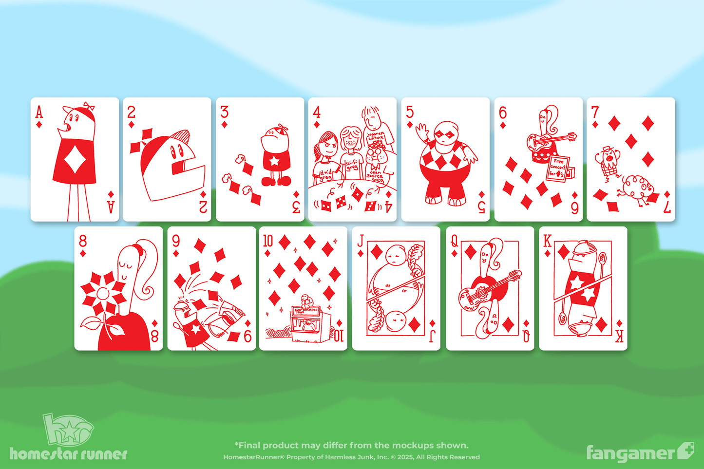 Homestar Runner Playing Cards