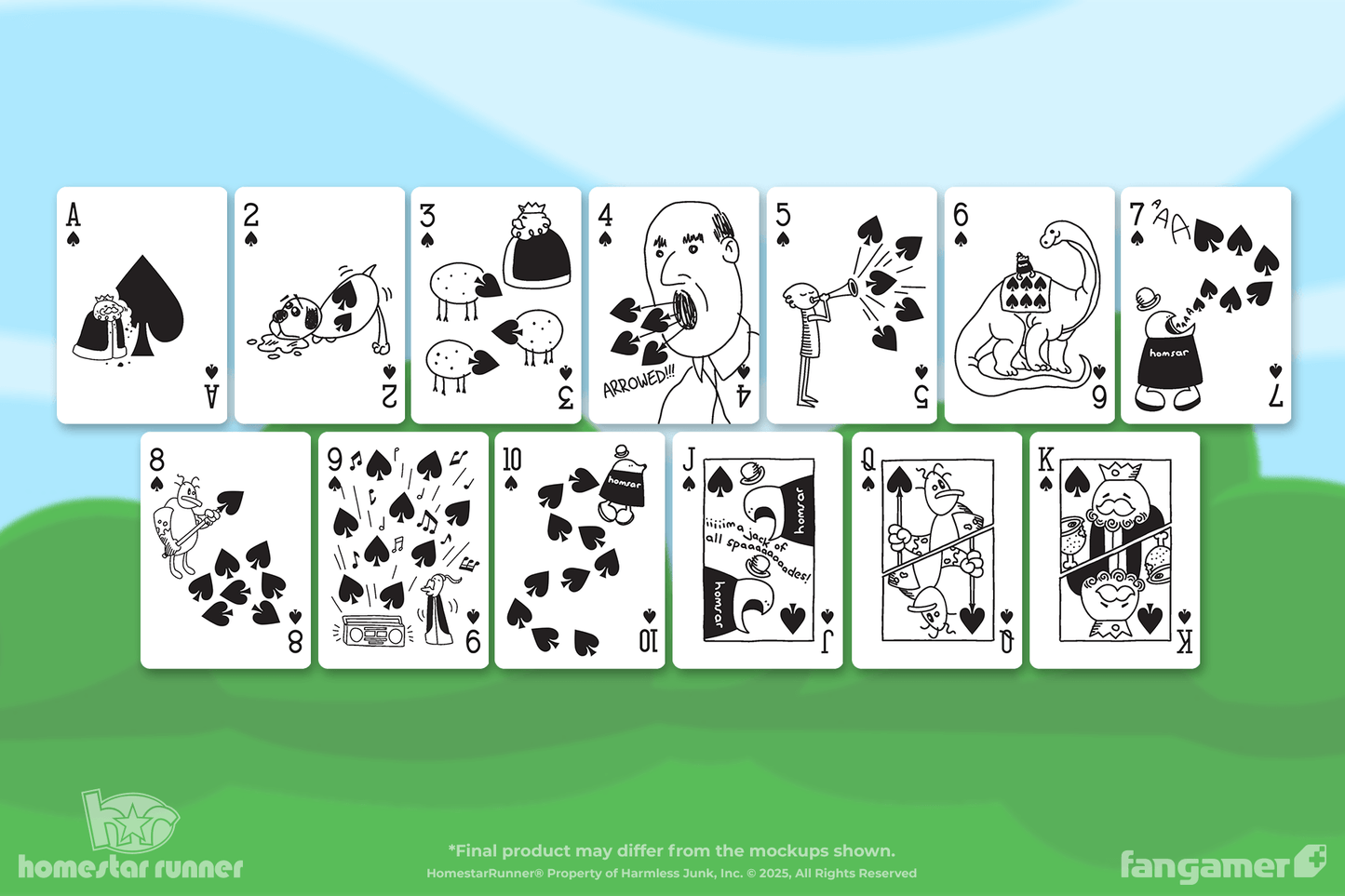 Homestar Runner Playing Cards