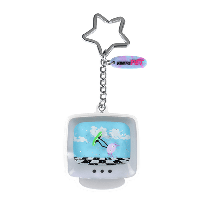 Surfing Kinito Keychain