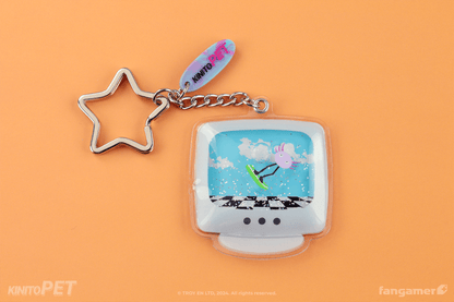 Surfing Kinito Keychain