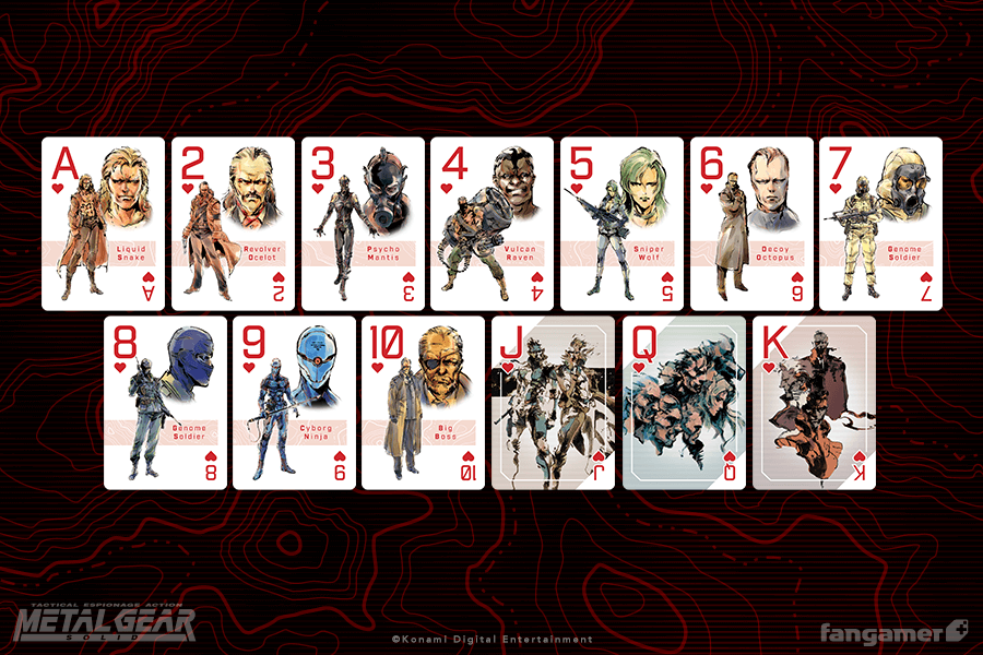 Metal Gear Solid Playing Cards