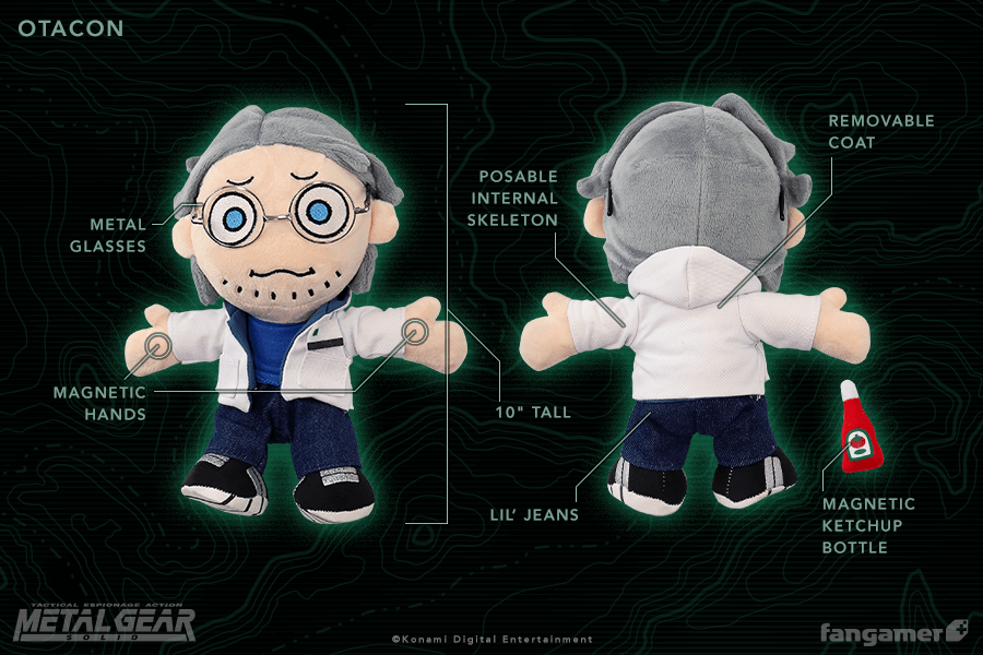 Snake and Otacon Plush Set