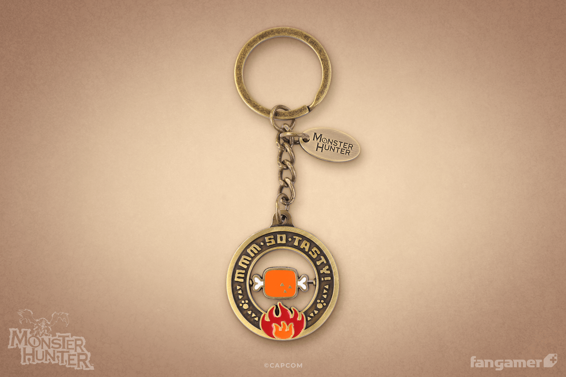 Monster Hunter Spinning Keychain