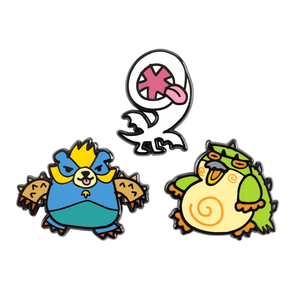 Wonk Monster Enamel Pin Set 2
