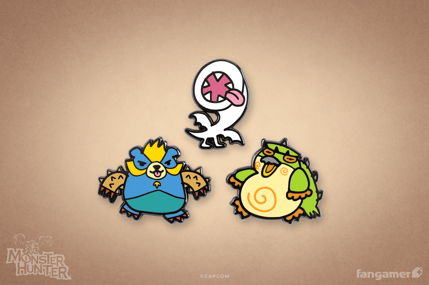 Wonk Monster Enamel Pin Set 2