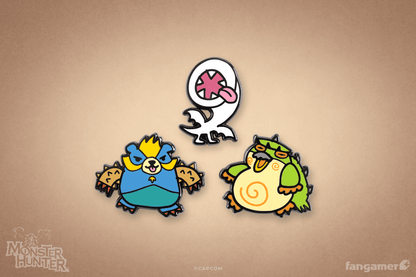 Wonk Monster Enamel Pin Set 2