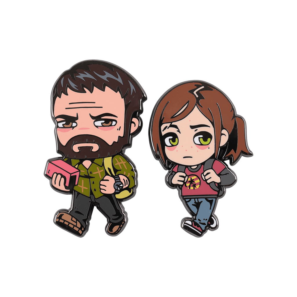 Joel and Ellie Pin Set