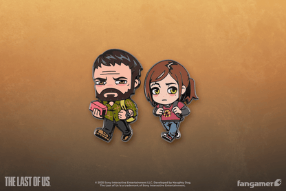 Joel and Ellie Pin Set