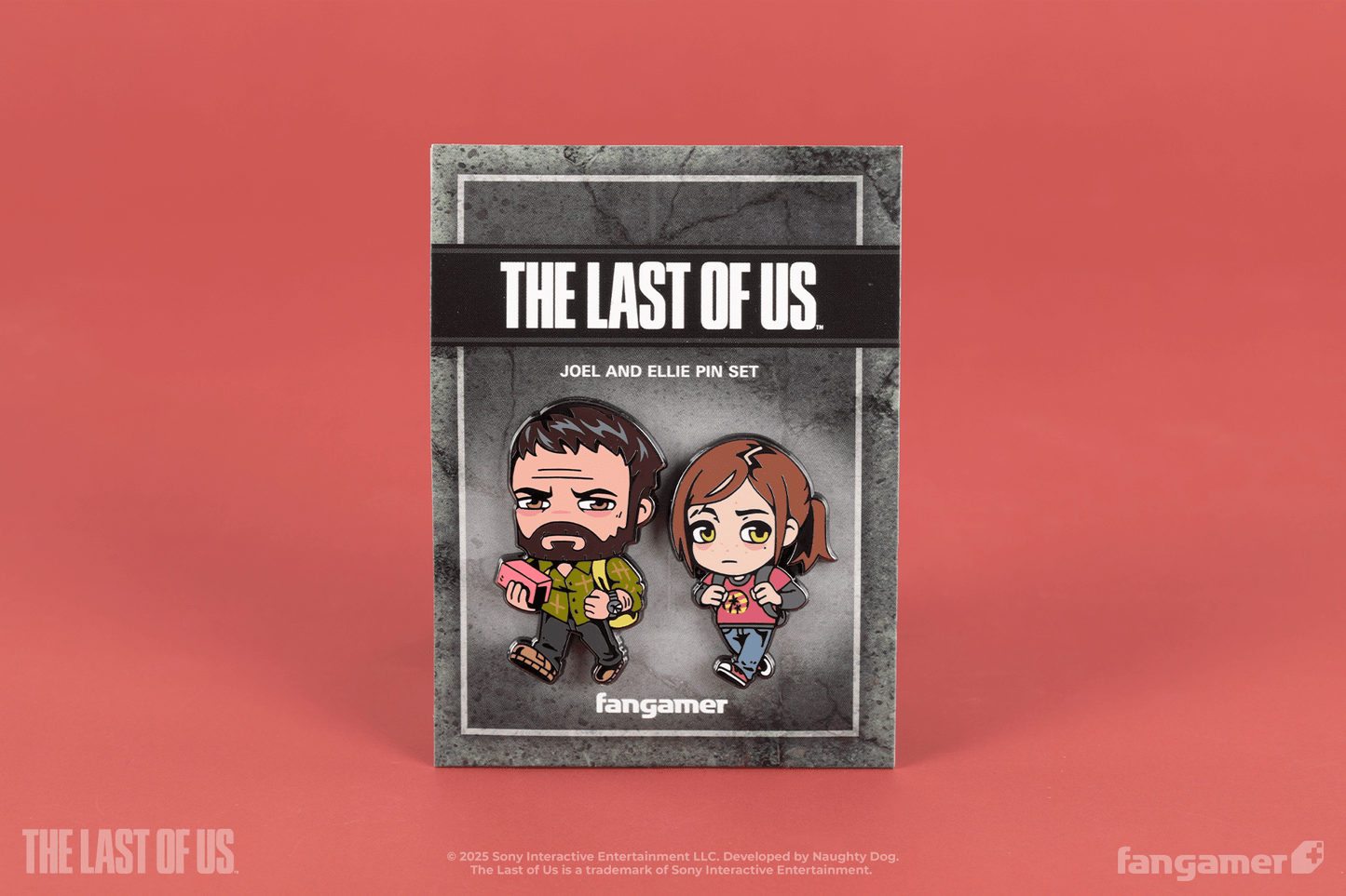Joel and Ellie Pin Set