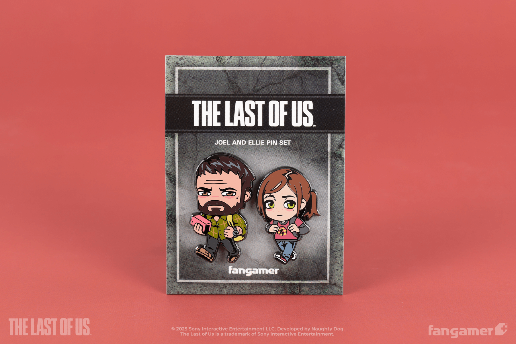 Joel and Ellie Pin Set