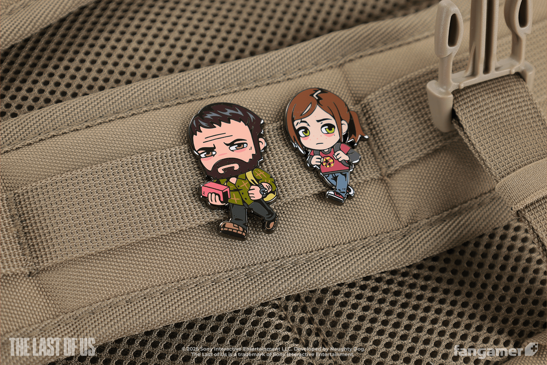 Joel and Ellie Pin Set