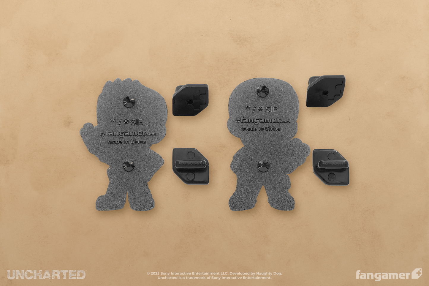 Nathan and Sully Pin Set