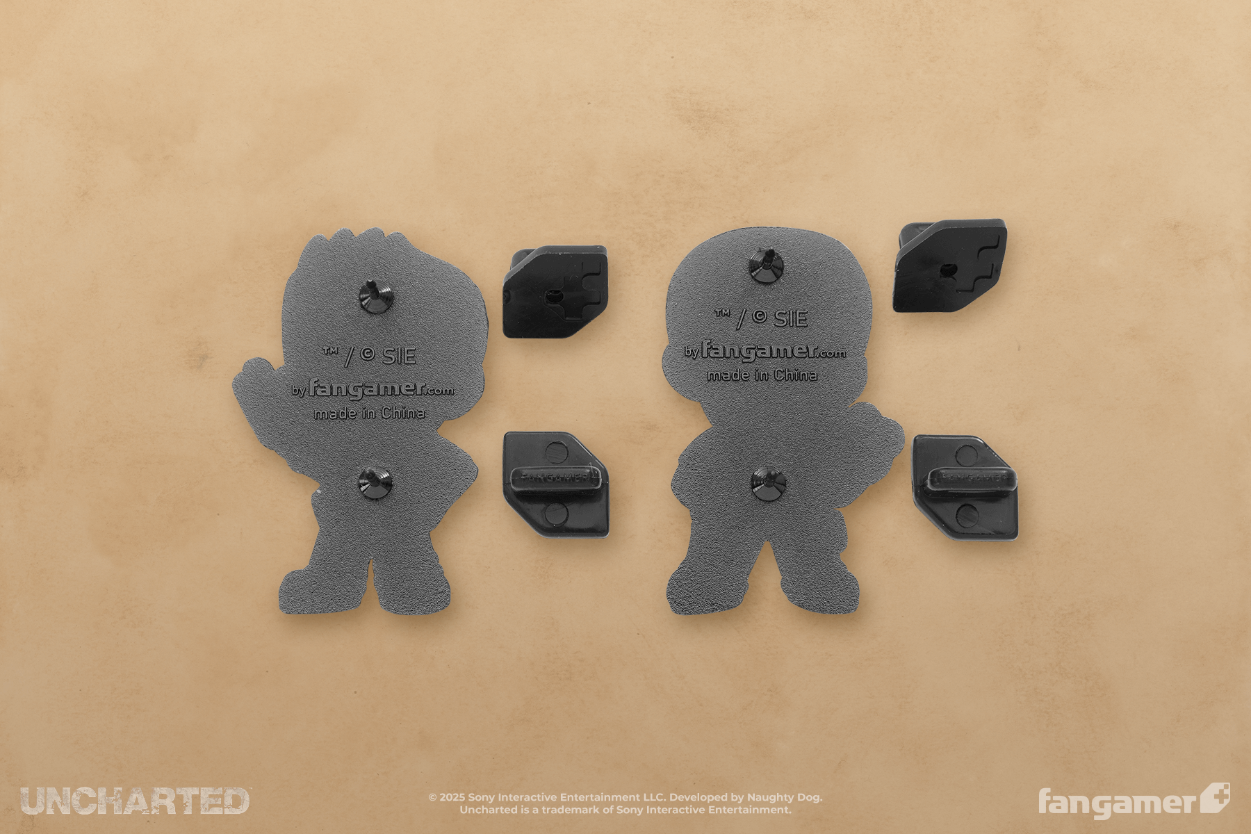 Nathan and Sully Pin Set