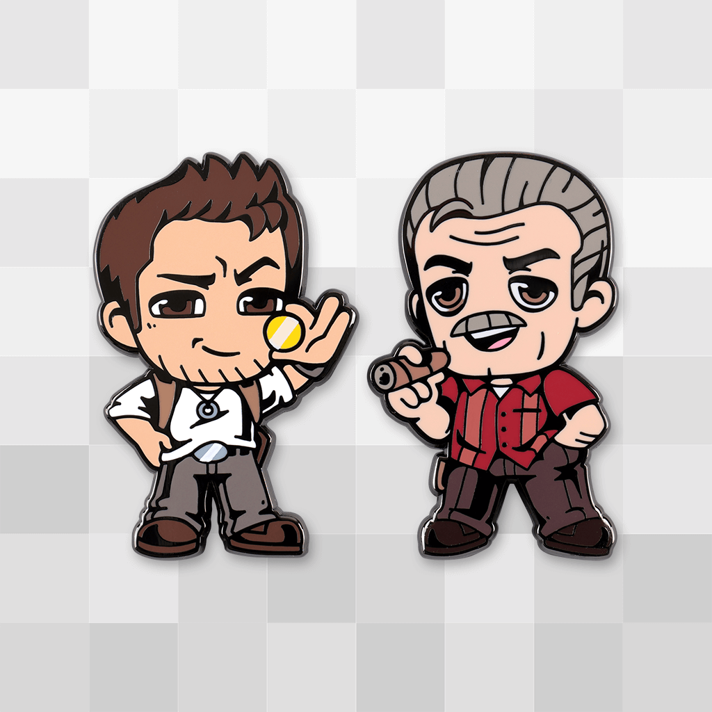 Nathan and Sully Pin Set