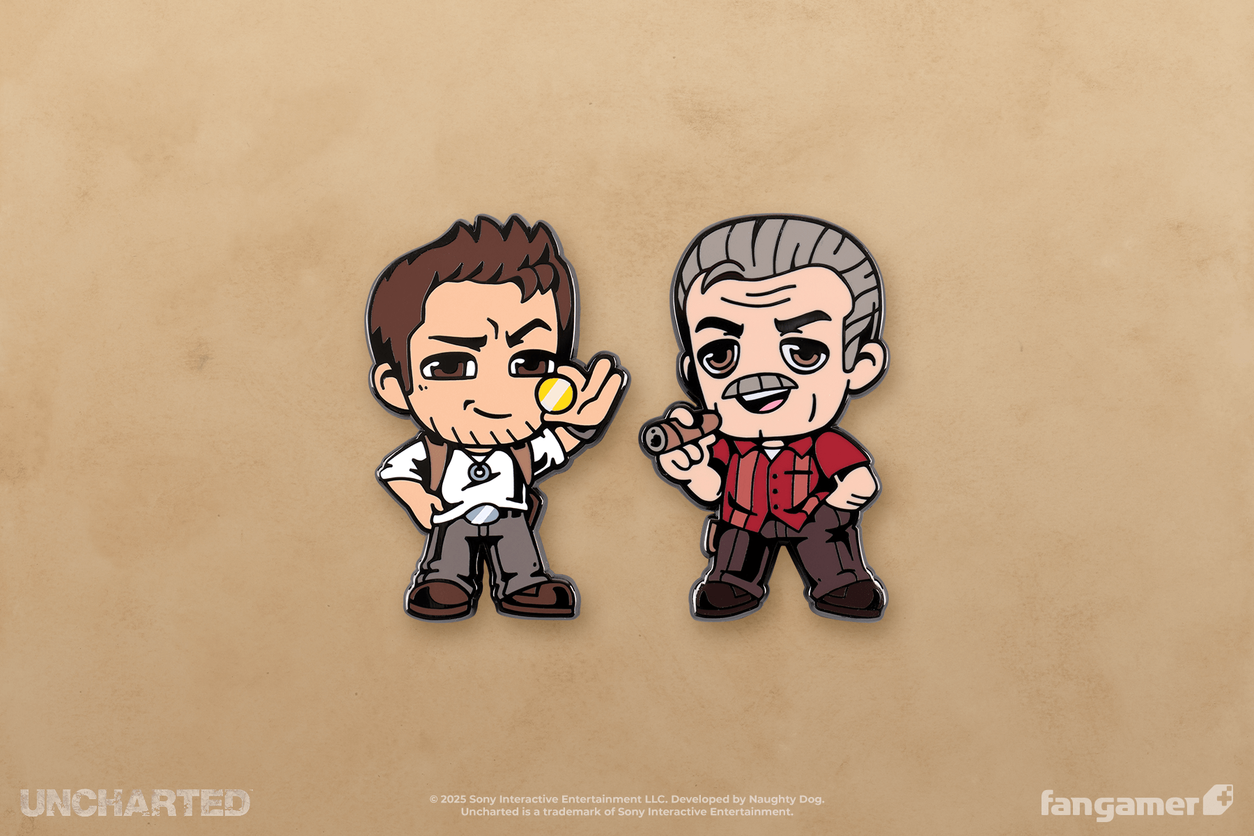 Nathan and Sully Pin Set