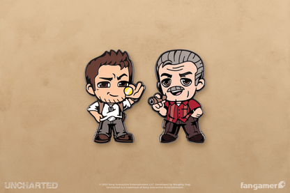 Nathan and Sully Pin Set