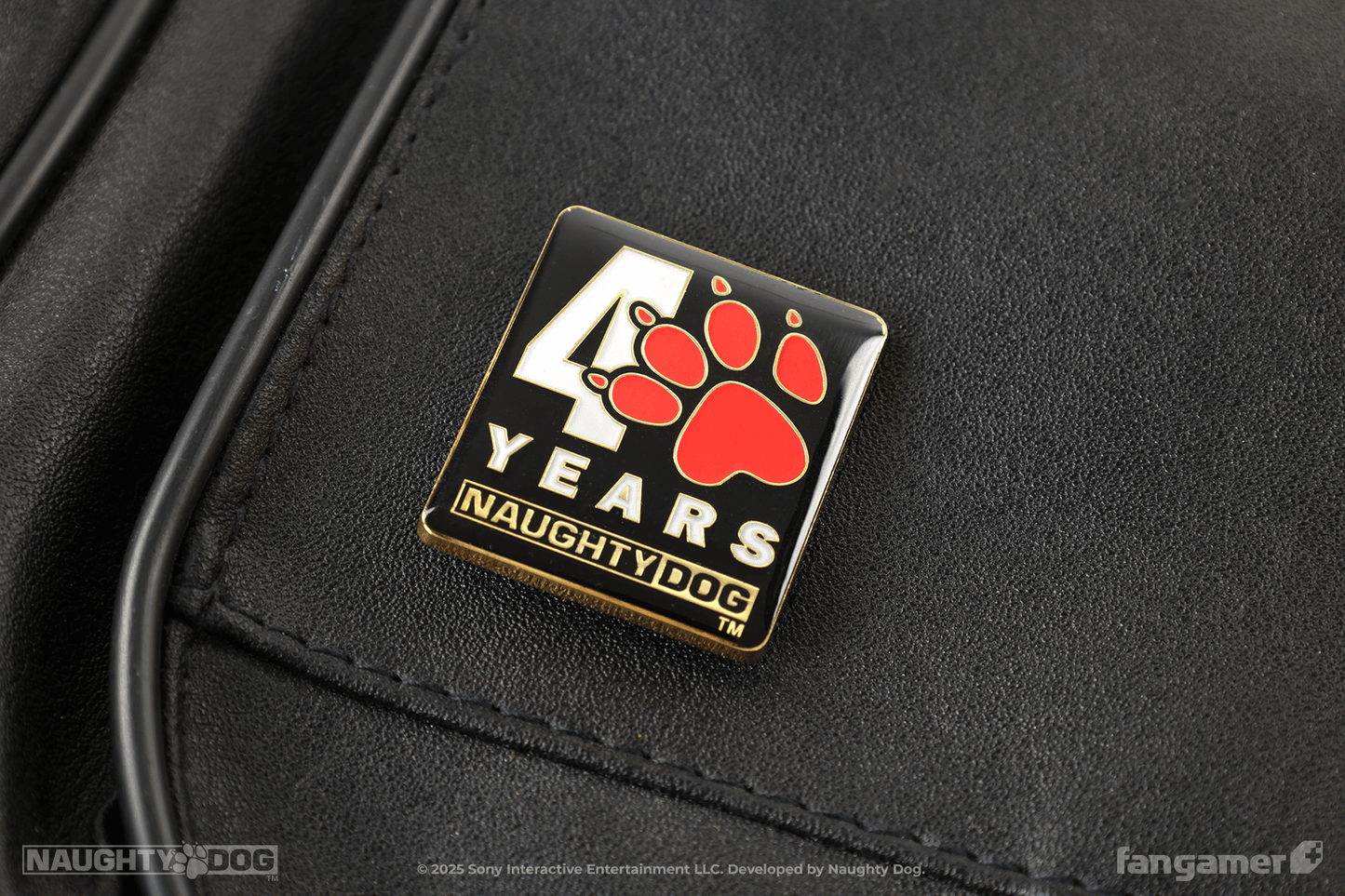 Naughty Dog 40th Anniversary Pin