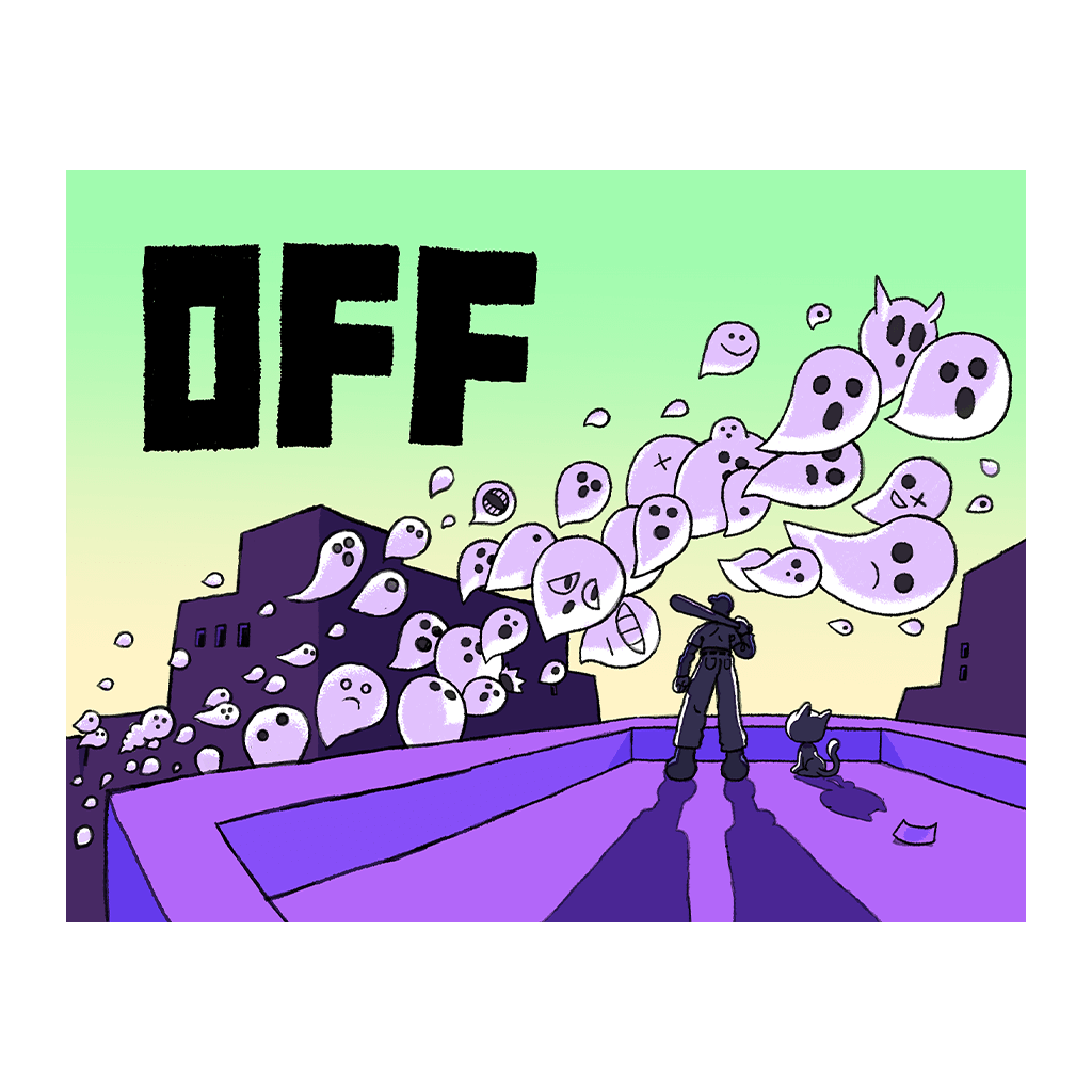OFF Cover Art Lenticular Poster