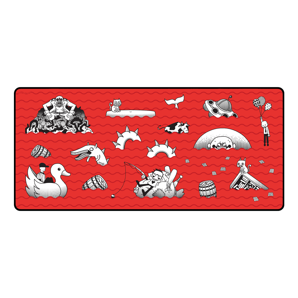 Meat Fountain Desk Mat