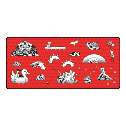 Meat Fountain Desk Mat