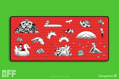 Meat Fountain Desk Mat