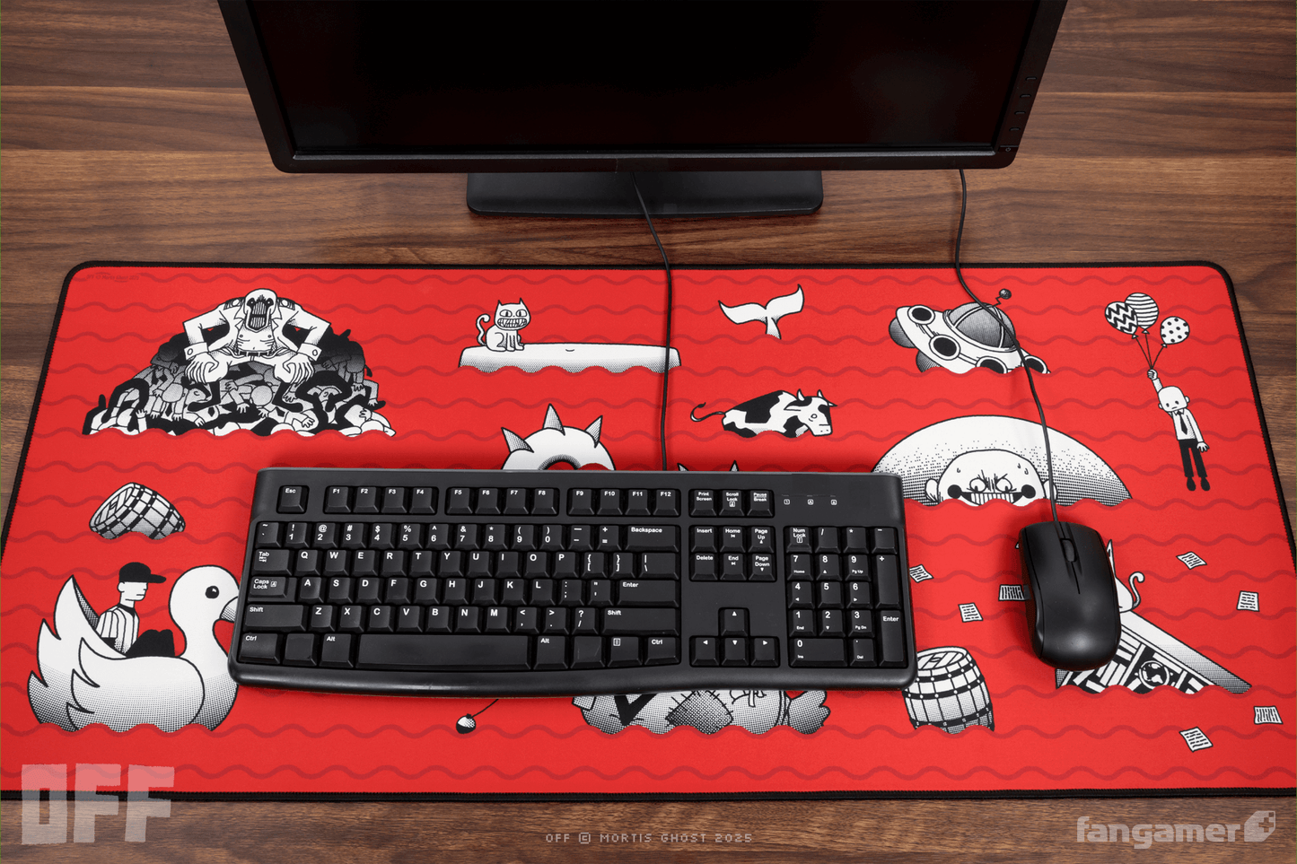 Meat Fountain Desk Mat