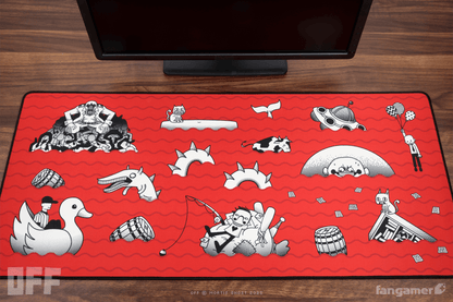 Meat Fountain Desk Mat