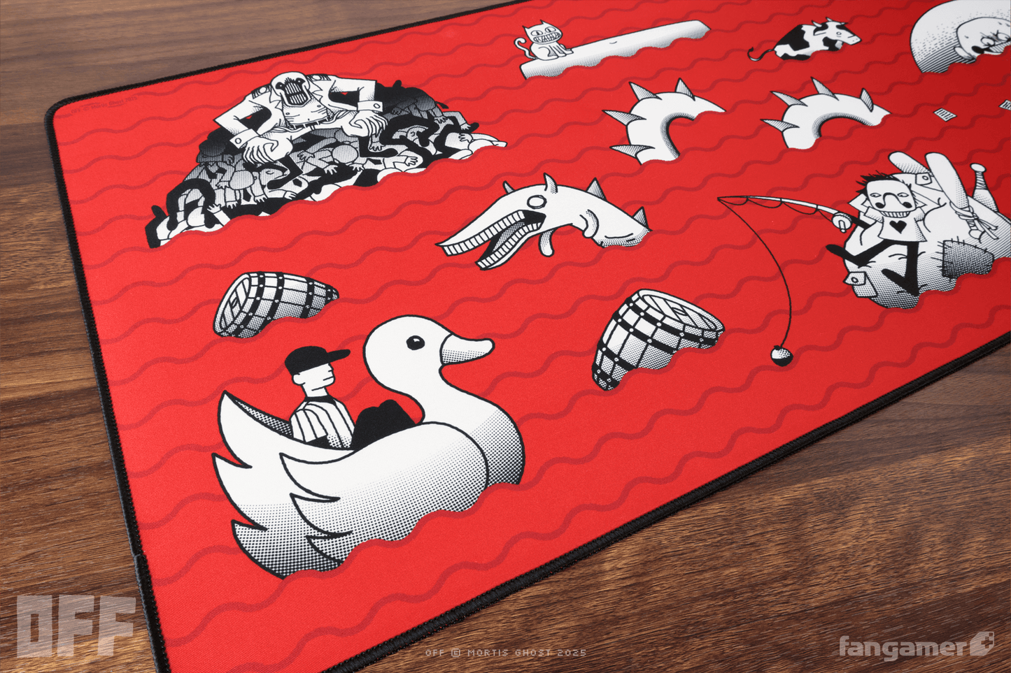 Meat Fountain Desk Mat