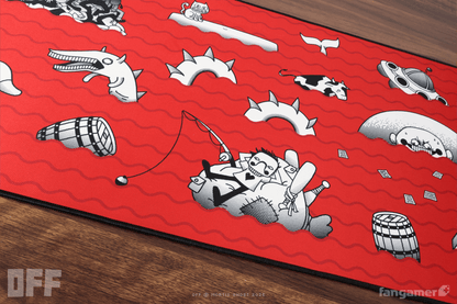 Meat Fountain Desk Mat