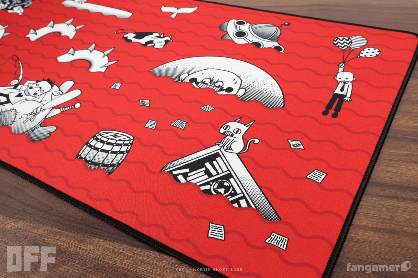 Meat Fountain Desk Mat